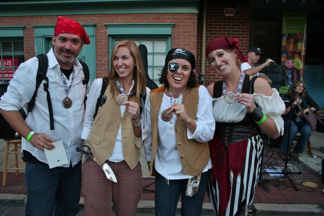 Baaaarrrrnacles! from Horn Point Lab, winners of the Best Spirit Award in the 2010 Main Street Mile